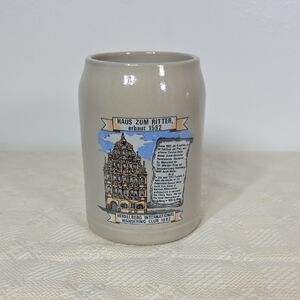 Heidelberg International Wandering Club Stein 1992 3.75" D X 5" T .5L NWOT